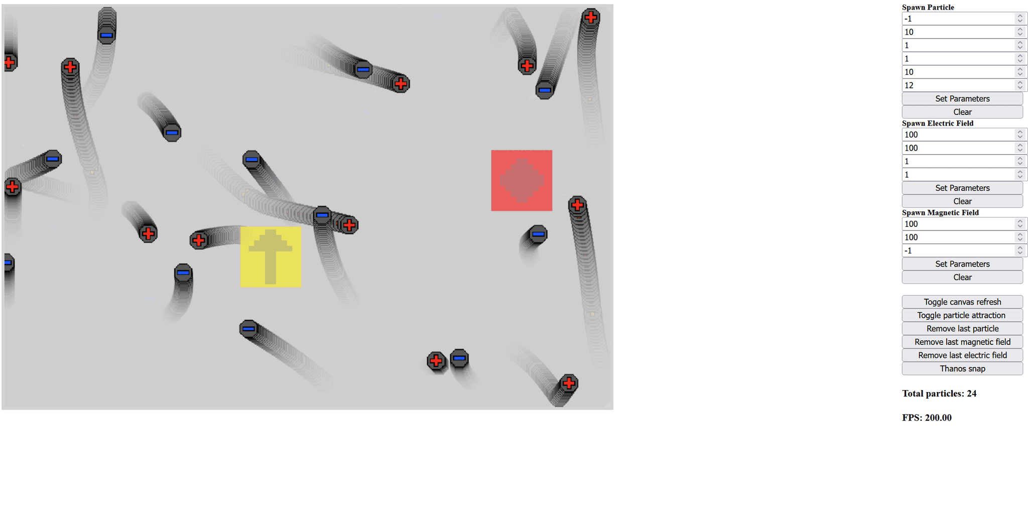 Photo of Electromagnetic Particle Simulator
